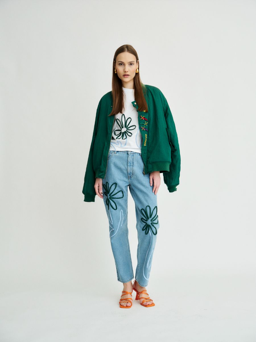 Fauna Patterned Jeans