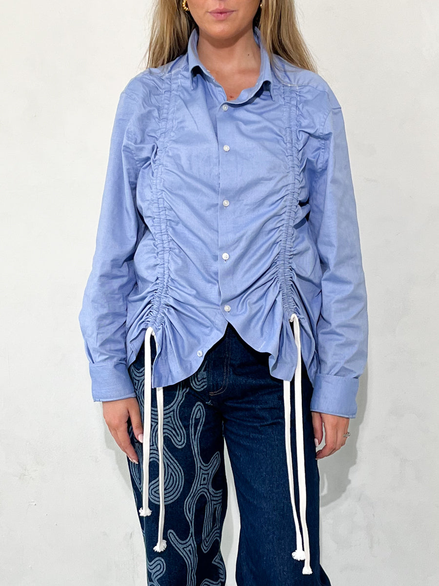 Harper Upcycled Button Up Shirt