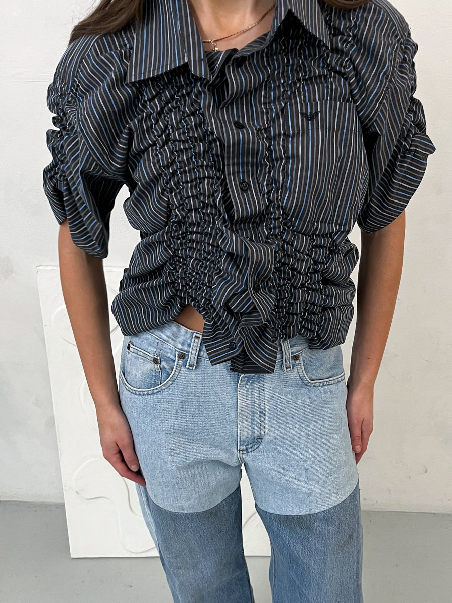 Nina Upcycled Check Shirt