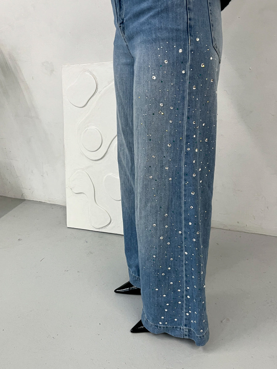 Ronnie Oversized Upcycled Blue High Waisted Jean