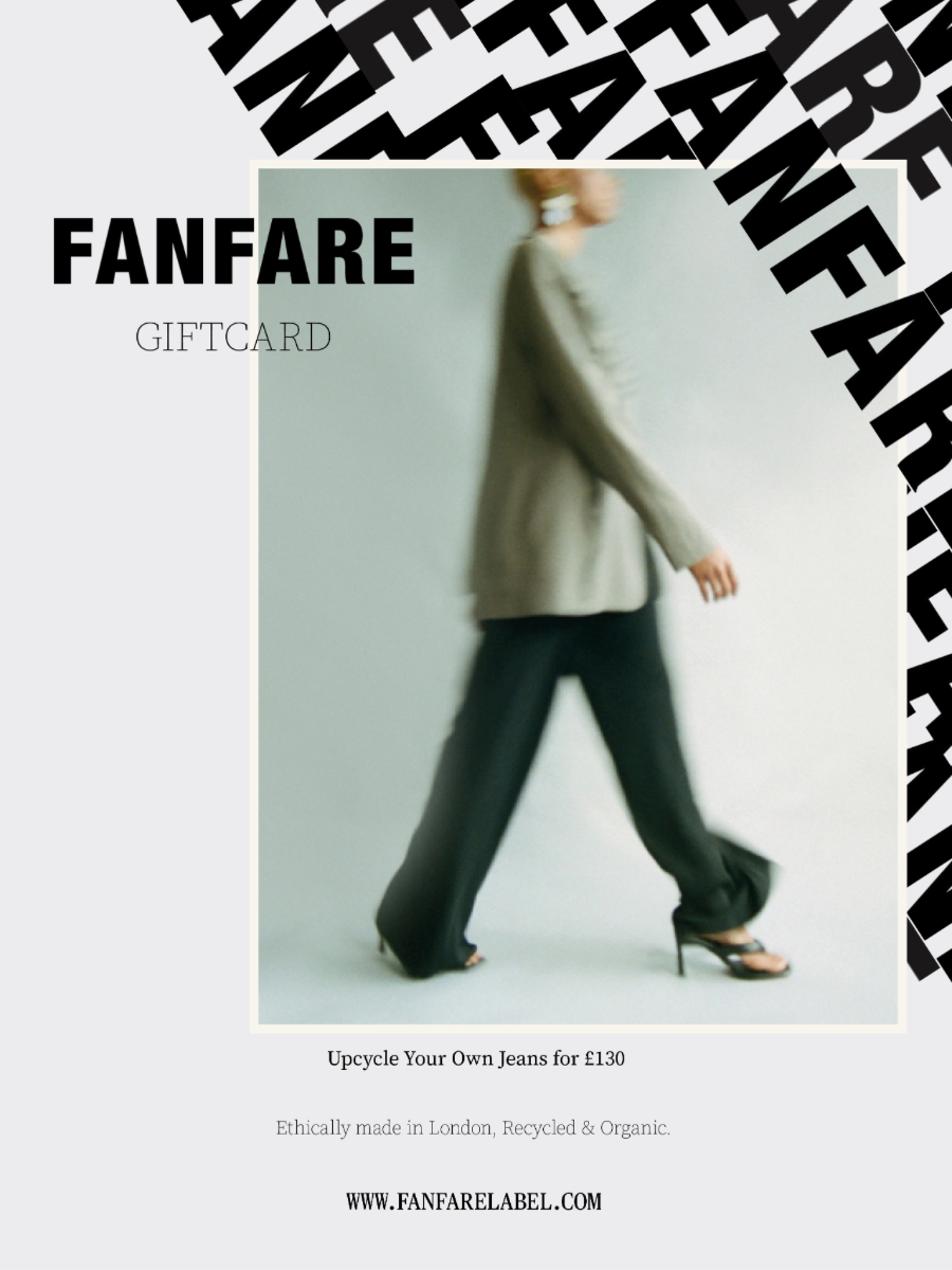 Fanfare Label Gift Card Give the Gift of Upcycling