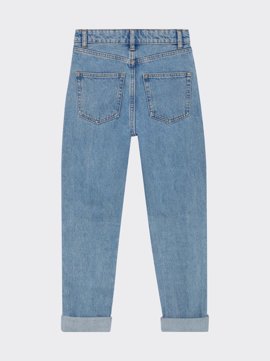 Patchworked Front (Thigh to Knee) Jeans