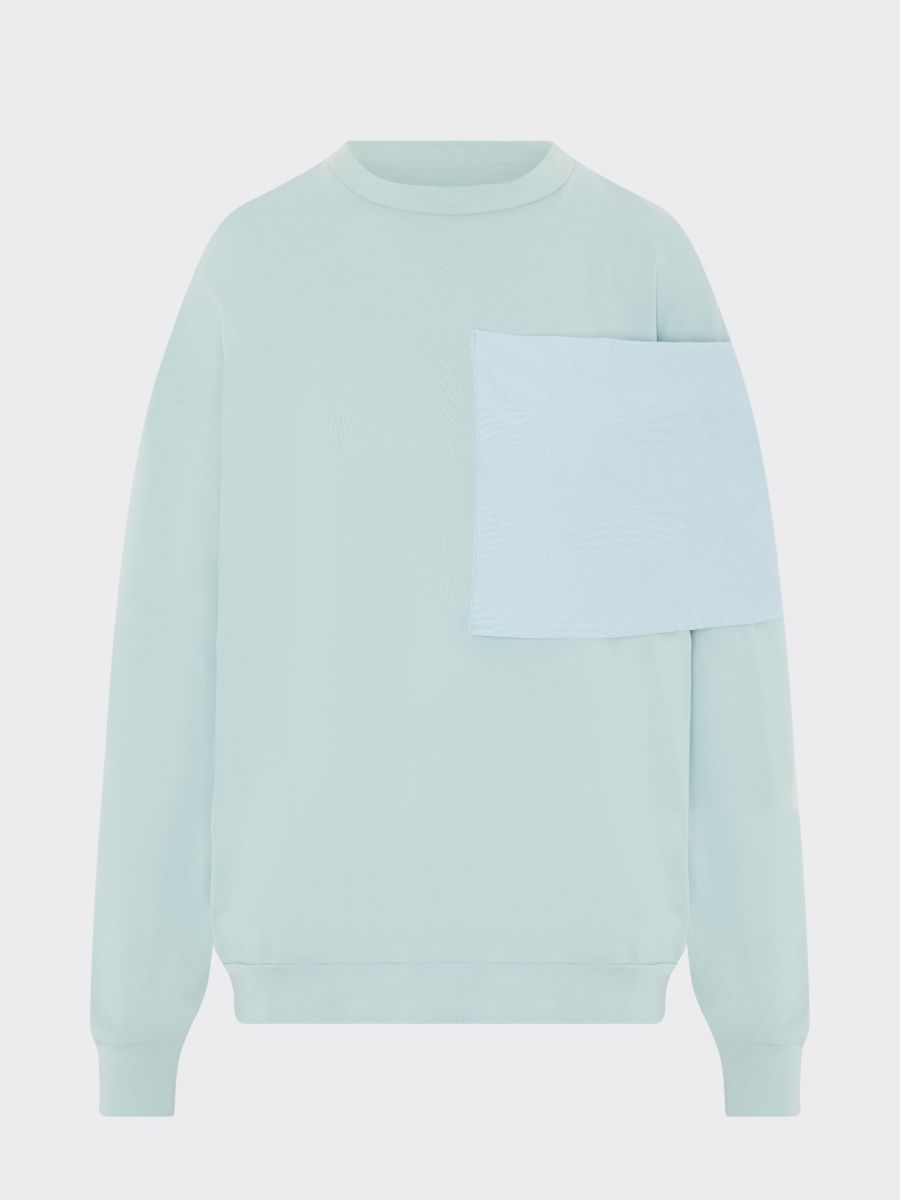 Fanfare Label 100% GOTS-Certified Organic Cotton Jumper. Made in UK this green jumper is sustainably made.
