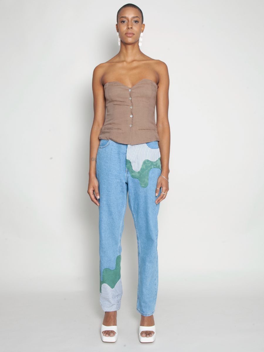 Women's High Waist Organic & Recycled Jeans | Fanfare