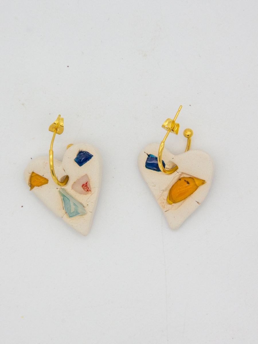 Handmade ethical jewellery sold by Fanfare Label the UK sustainable fashion house.