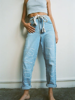 Upcycled Mother Earth Jean