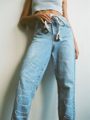 Upcycled Mother Earth Jean