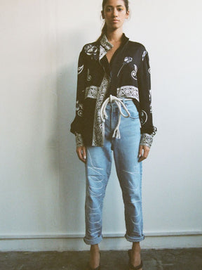 Upcycled Mother Earth Jean