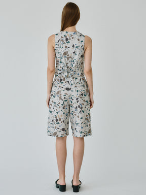 Women's Bermuda Shorts in Terrazzo Co-ord Set | Beau | Fanfare