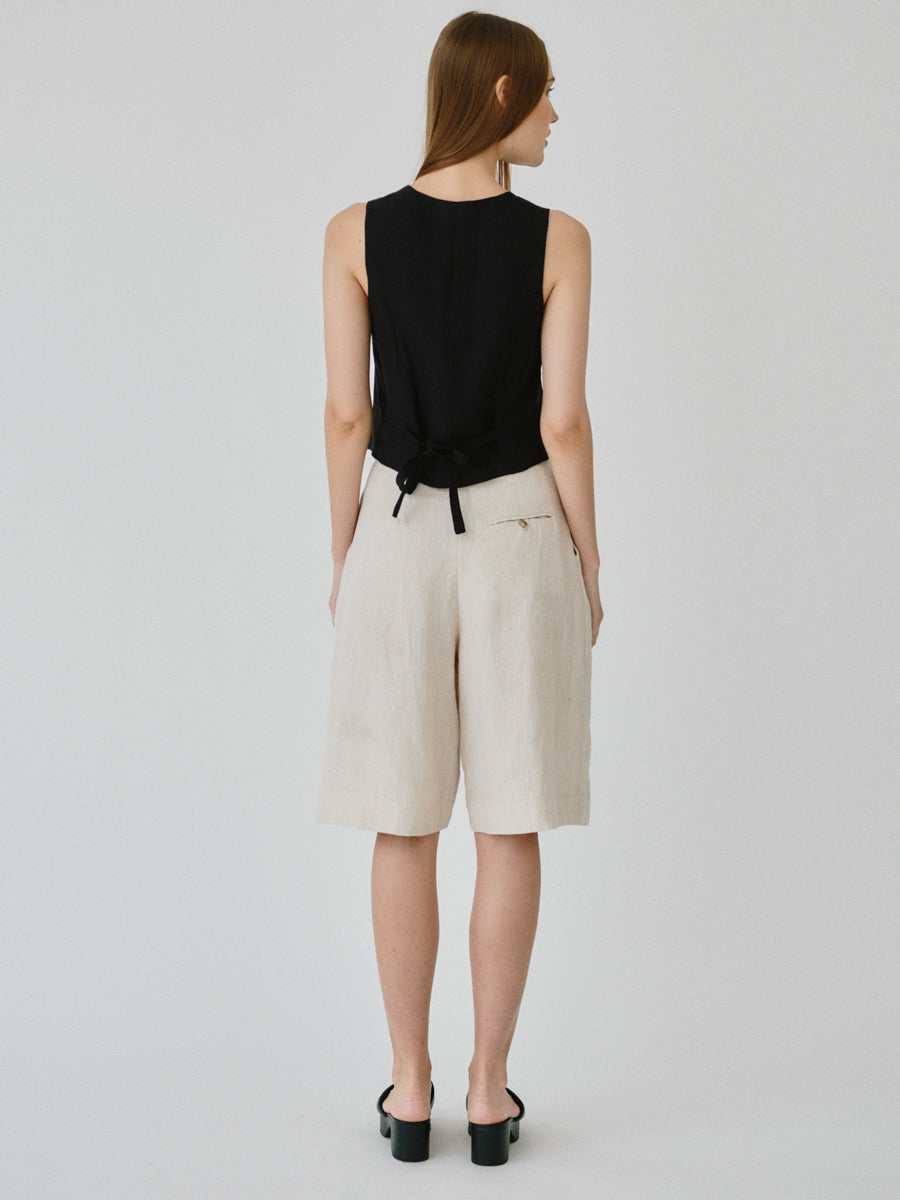 Women's Bermuda Shorts in Beige | Beau | Fanfare