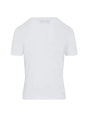 Women's White T-Shirt with Bows | Sustainable & Organic | Fanfare