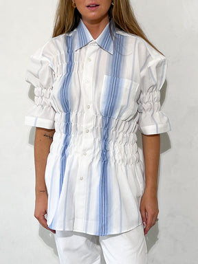 Dakota Upcycled Striped Shirt - Limited Edition