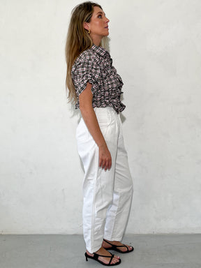 Sloane Upcycled Shirred Top - Limited Edition