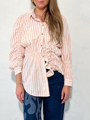 Avery Upcycled Striped Shirt - Limited Edition