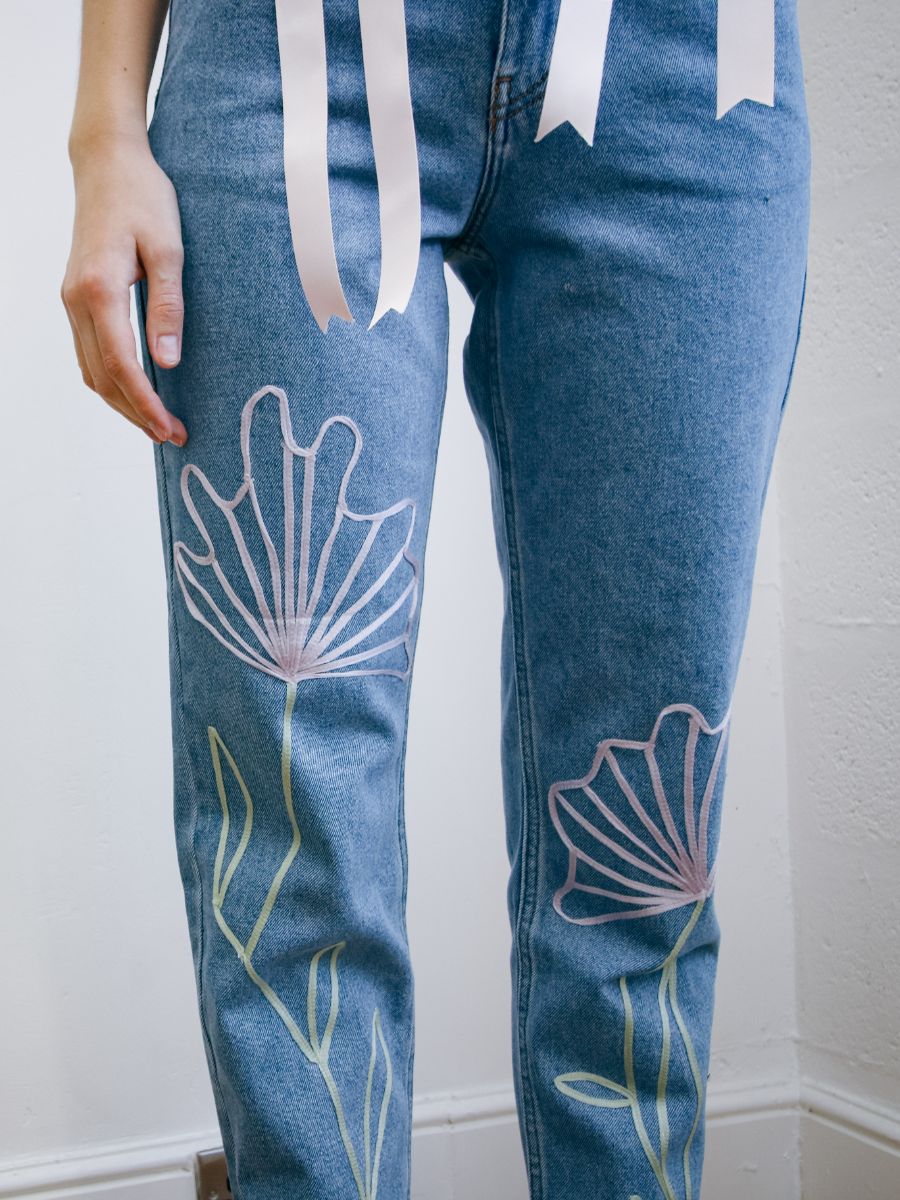 Primrose Patterned Jeans