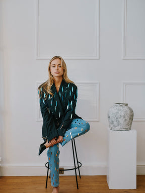 Women's Sequin Vintage Blazer | Sustainable | Amelia Windsor | Fanfare