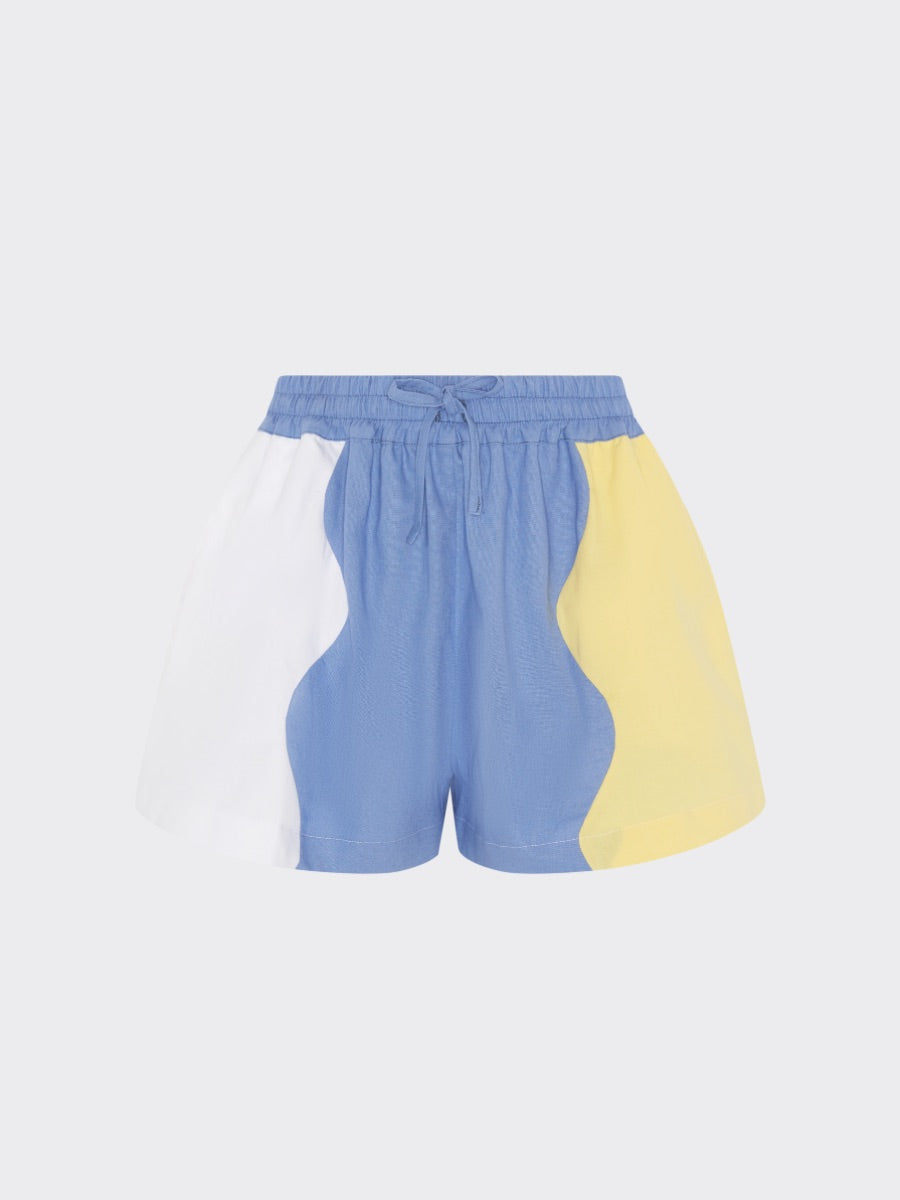Colourful summer cotton shorts. Mix & match the Fanfare Label Midsummer collection and create the perfect co-ord. Handcrafted in our sustainable womenswear factories by Fanfare artisans.