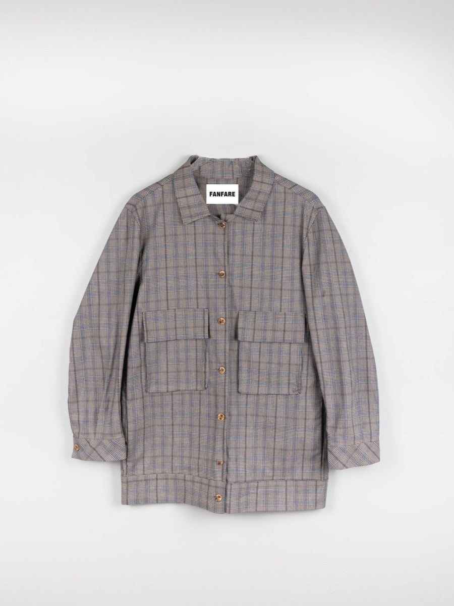 Ethically Made, Check Utility Suit Jacket