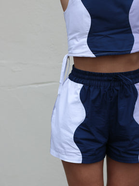 Colourful summer cotton shorts. Mix & match the Fanfare Label Midsummer collection and create the perfect co-ord. Handcrafted in our sustainable womenswear factories by Fanfare artisans.